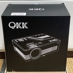 QKK wifiプロジェクター本体 + 100インチスクリーン箱...