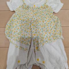 花柄ロンパース サイズ70　夏服　女の子