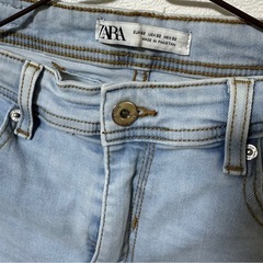 ZARA ライトブルー スキニーデニム 42の画像