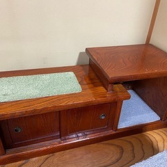 木製アンティーク家具3点セットの画像
