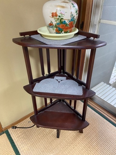 木製アンティーク家具3点セット