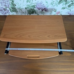 ノート パソコン デスク 台 💻スライドテーブル キーボード⌨️ナカバヤシの画像