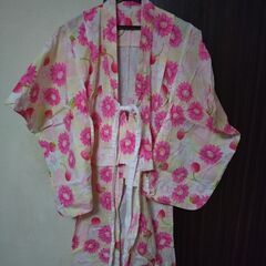 最終値下げ。女児　浴衣130 帯3つ