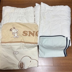 西川リビング ベビー掛け布団・枕セット