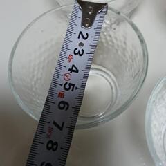 ガラスの器　夏に活躍　そうめんつゆ入れ　2種類4セット
の画像