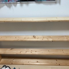 自作木製棚