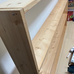 自作木製棚の画像