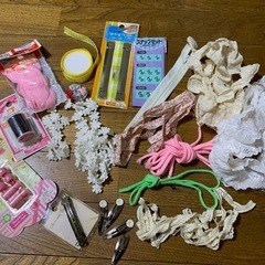 手芸セット　ハギレ色々の画像