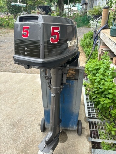 トーハツ M5B L足 2スト 5馬力 使用少 軽量 船外機 マーキュリージョン