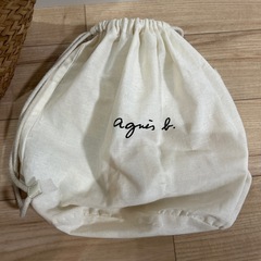 アニエスベー　カゴバック　ベージュの画像