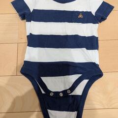 baby GAP ストライプロンパース 6-12ヶ月　70 80...