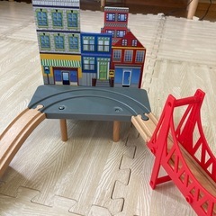 木製レールセットの画像