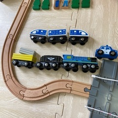 木製レールセットの画像