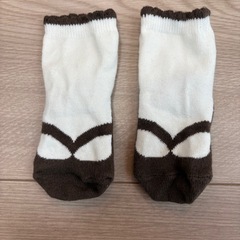 【美品】ベビー足袋ソックス、草履風