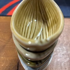 織部笹船珍味小鉢5個の画像