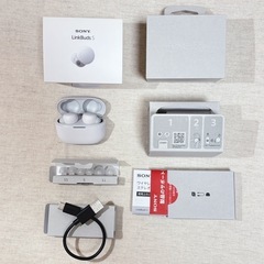 【販売終了】SONY 長期保証付き LinkBuds S WF-LS900N Bluetoothイヤホン ホワイト ノイズキャンセリングの画像