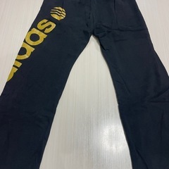 adidas アディダス　ジャージ　黒×金の画像