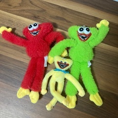 ハギーワギー風ぬいぐるみ　3体