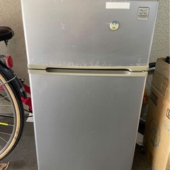 2ドア　冷蔵庫
