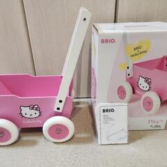 ブリオ　ハローキティ　手押し車