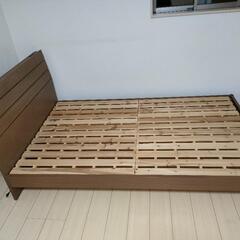 セミダブルベッドフレーム宮棚コンセント付き組み立てすごく簡単
