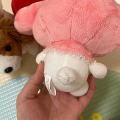ぬいぐるみセット　鳴いて歩くわんちゃん　亀　マイメロ　たこの画像