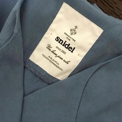 snidel ライトブルー トレンチコートの画像