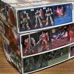 ガンプラ HG ガンダム・シャアザク・量産ザク　三体セットの画像