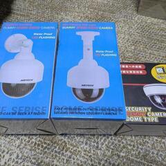 【未使用】LEDダミーカメラ3台セット