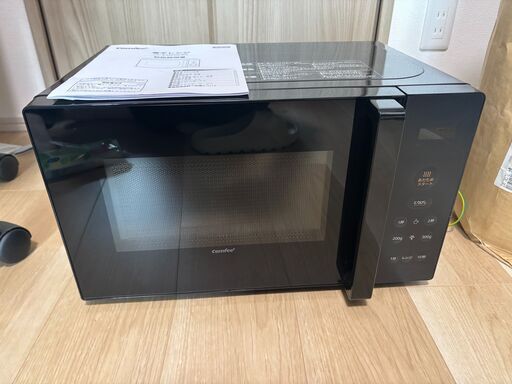 美品】Comfee 電子レンジ（CF-EM203-BK）ブラック 取扱説明書