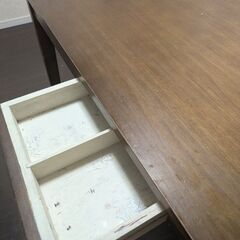 木製ダイニングテーブル140×75×70の画像