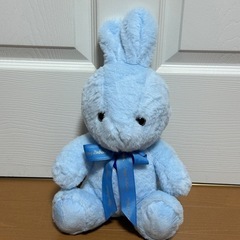 ぬいぐるみ 青色 うさぎ