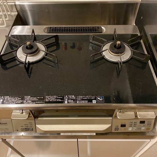 リンナイガスコンロ　隙間ラック