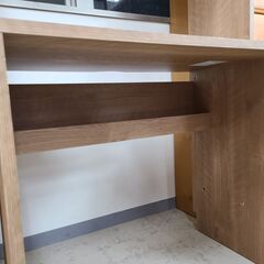 J9616　ベガコーポレーション　ロウヤ　棚付きデスク　Alsnit　アルスニット　クリーニング済み【リユースのサカイ柏店】の画像