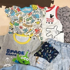 子供服　【90】半袖　長袖　トップス　ボトム　オールシーズン　まとめ売り　の画像