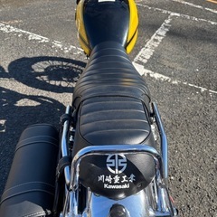 エストレヤ250 RS 　Kawasaki クラシックカスタム　黄色×黒の画像