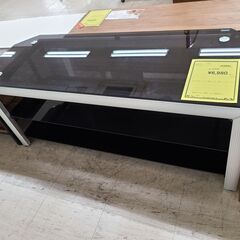 J9619　ハヤミ工産　ガラスTV台　TV-RB412　ブ…