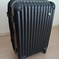 スーツケース24インチ４輪　黒　TSAROCK付