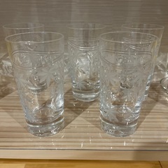 HOYAクリスタルグラス6個
