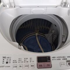 美品　シャープ　音の静かな 洗濯機　ハイパワー6kg　高性能　洗濯機の画像