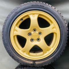 スバル純正 16インチ★BRIDGESTONE BLIZZAK MZ-01★ゴールド再塗装★センターキャップ付の画像