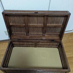 アジアンバンブーキャビネット　チェストの画像