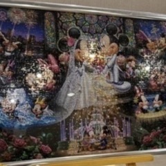 ディズニー　パズル　完成品　額縁入り