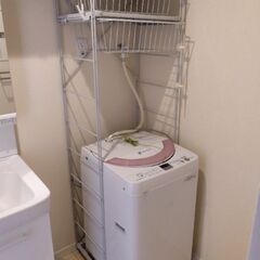 高級タイプ　洗濯機 ラック　がっちりとした 棚　の画像