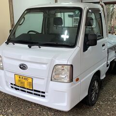 軽トラ 車検R8年6月 H22年 スバル サンバートラック ＡＴ...