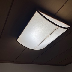 蛍光灯のレトロ和風照明の画像