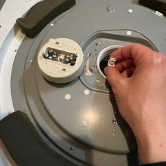 蛍光灯のレトロ和風照明の画像