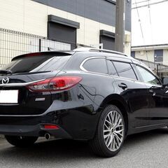 車検満タン アテンザワゴン 中期 XDプロアクティブ クリーンディーゼルターボ 衝突軽減ブレーキ レーダークルーズ ナビ フルセグTV Bluetooth バックモニター サンルーフ スマートキー LEDライト LEDフォグ ETCの画像