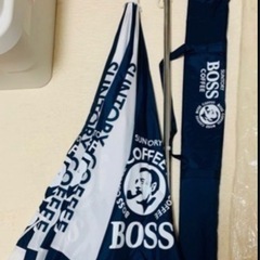 サントリー　BOSS  ビーチパラソル
