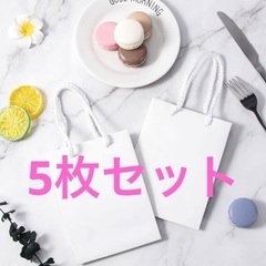 【無料】未使用　紙袋（22×15×6cm）